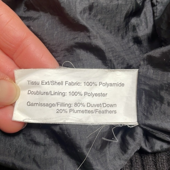 Finger In The Nose kids winter down puffer jacket coat 2/3 years black hood - Picture 12 of 12